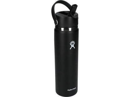 Hydro Flask® Wide Mouth 24oz Bottle with Flex Straw Cap - Water Bottles w/Straw