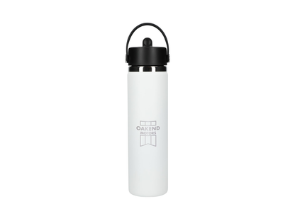 Hydro Flask® Wide Mouth 24oz Bottle with Flex Straw Cap - Water Bottles w/Straw