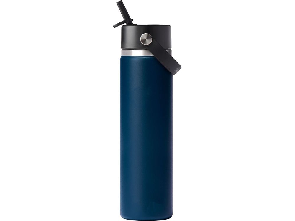 Hydro Flask® Wide Mouth 24oz Bottle with Flex Straw Cap - Water Bottles w/Straw