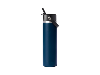 Hydro Flask® Wide Mouth 24oz Bottle with Flex Straw Cap - Water Bottles w/Straw