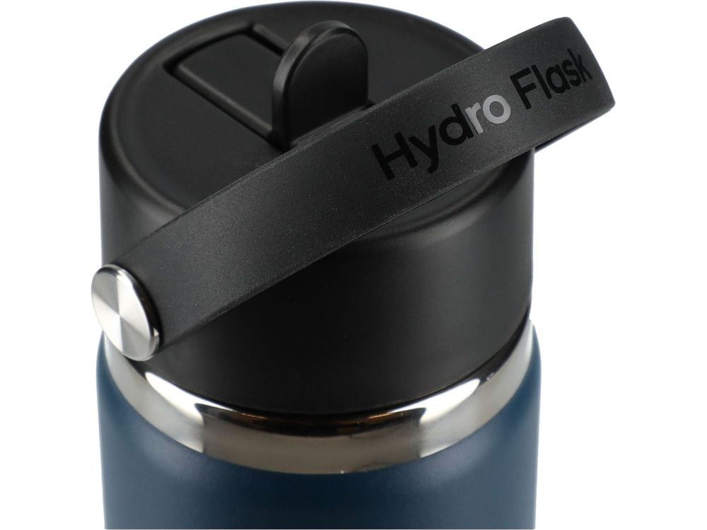 Hydro Flask® Wide Mouth 24oz Bottle with Flex Straw Cap - Water Bottles w/Straw