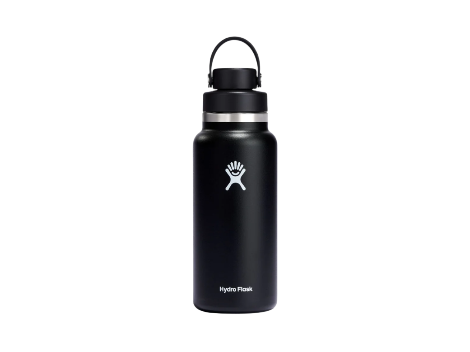 Hydro Flask® Wide Mouth 32oz Bottle with Flex Chug Cap - Black - Water Bottles w/Straw