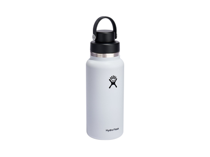 Hydro Flask® Wide Mouth 32oz Bottle with Flex Chug Cap - Water Bottles w/Straw