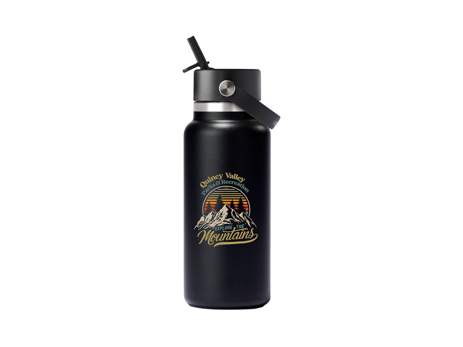Hydro Flask® Wide Mouth With Flex Straw Cap 32oz - Water Bottles w/Straw