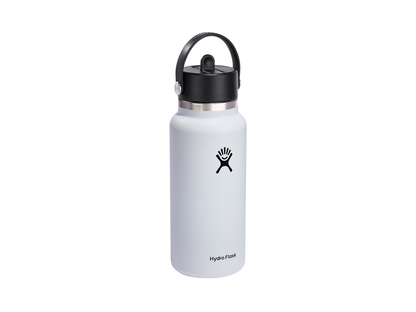 Hydro Flask® Wide Mouth With Flex Straw Cap 32oz - Water Bottles w/Straw
