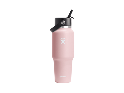 Hydro Flask® Travel Bottle With Flex Straw Cap 32oz - Water Bottles w/Straw - SwagWear