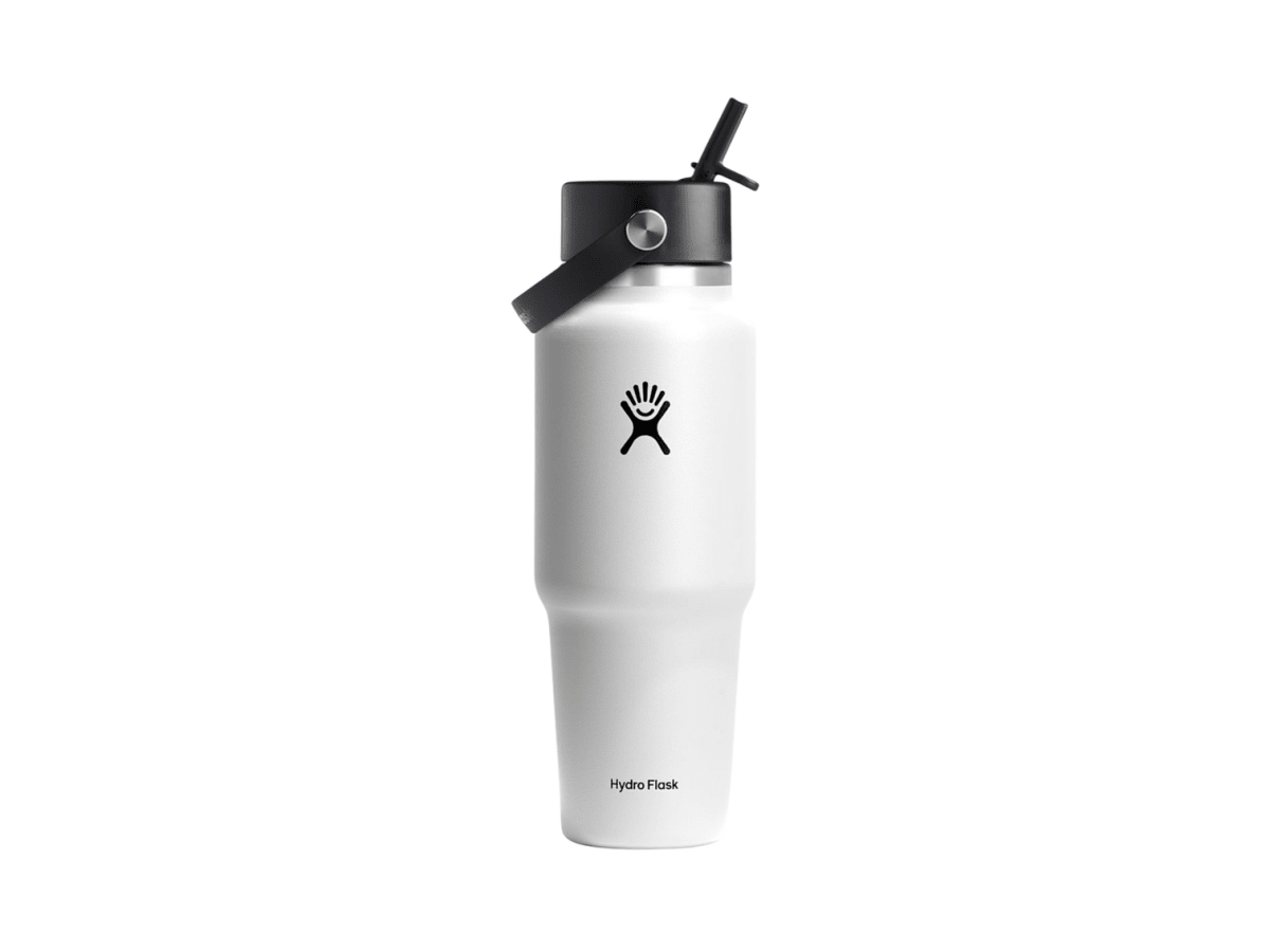 Hydro Flask® Travel Bottle With Flex Straw Cap 32oz - Water Bottles w/Straw - SwagWear