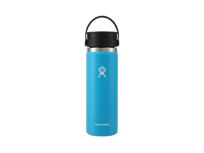Hydro Flask® Wide Mouth 20 oz Bottle with Flex Sip Lid™ - Water Bottles w/Straw - SwagWear