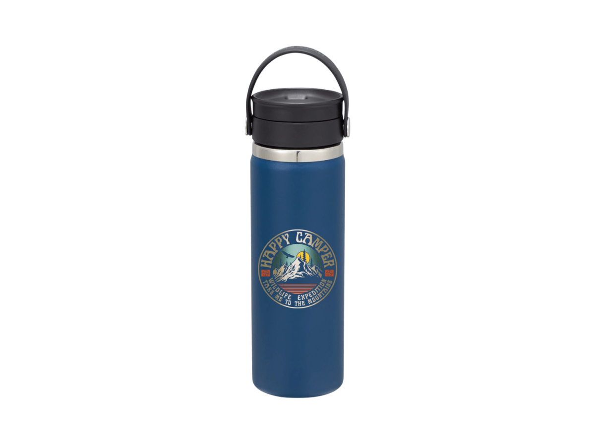 Hydro Flask® Wide Mouth 20 oz Bottle with Flex Sip Lid™ - Water Bottles w/Straw - SwagWear