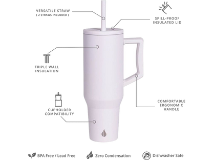 Elemental Commuter 40oz Tumbler - White