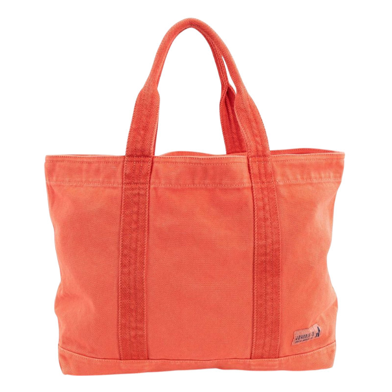 Johnnie-O Dyed Canvas Tote Bag - Coral - Tote Bags