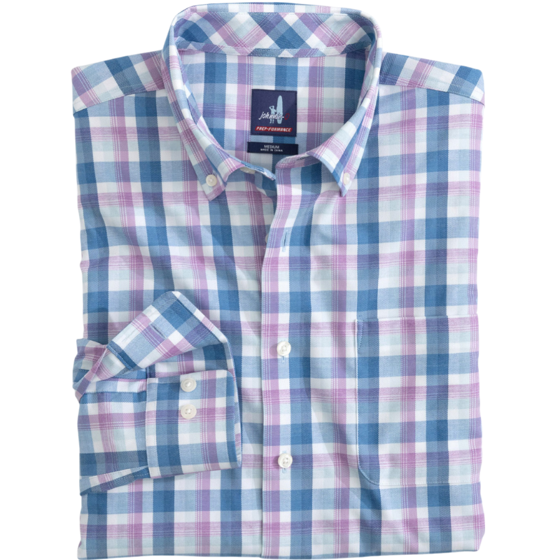 Johnnie-O Men's Bowser PREP-FORMANCE Button Up Shirt