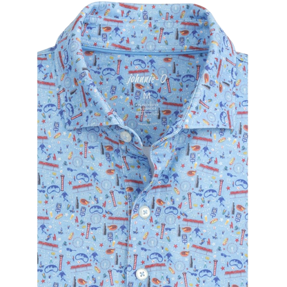 Johnnie-O Men's Chi-Town Printed Polo