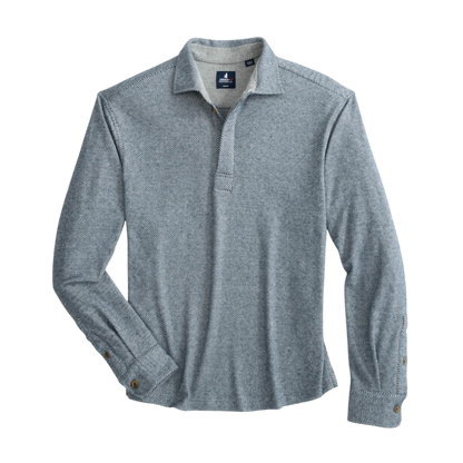 Johnnie-O Men's Middleton Knit Flannel Popover