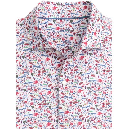 Johnnie-O Men's Show Biz Printed Polo