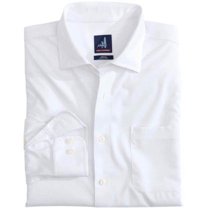 Johnnie-O Men's Solid Tradd Woven Shirt