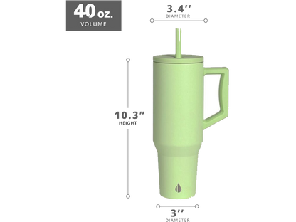 Elemental Commuter 40oz Tumbler - Key Lime
