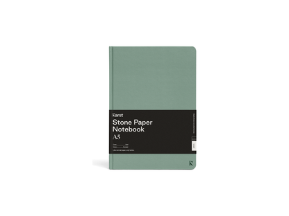 Karst Stone Paper Hardcover Notebook - Eucalypt / Dots - Stone Notebooks