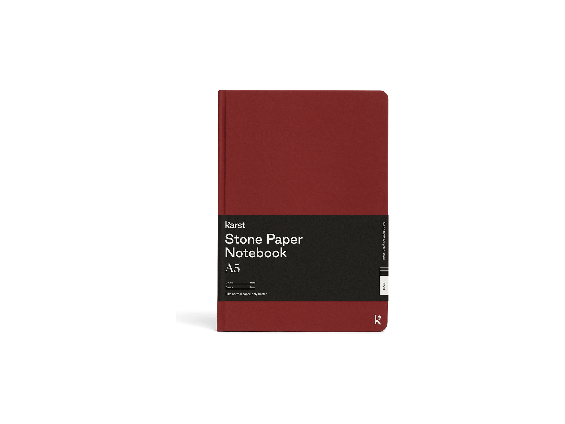 Karst Stone Paper Hardcover Notebook - Pinot / Dots - Stone Notebooks