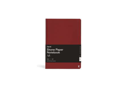 Karst Stone Paper Hardcover Notebook - Pinot / Dots - Stone Notebooks