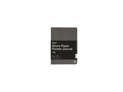 Karst Stone Paper Pocket Journal - Slate / Blank - Stone Notebooks