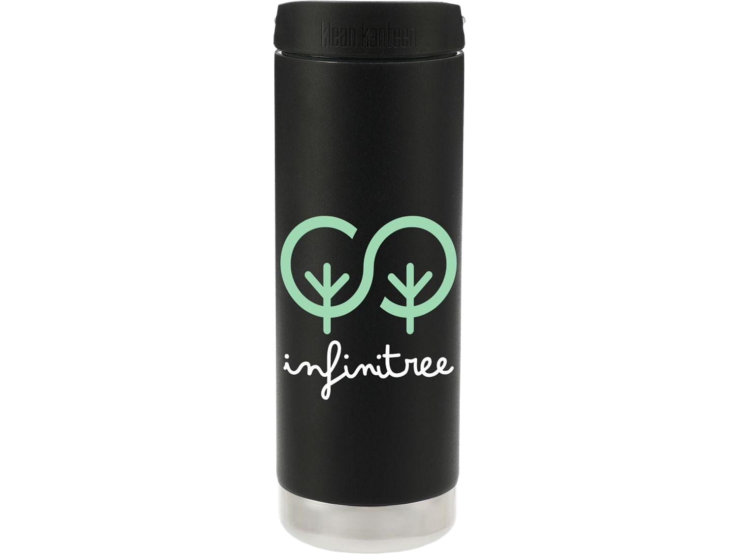 Klean Kanteen Eco TKWide 16oz - Café Cap - Black / 16oz - Water Bottles