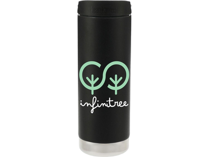 Klean Kanteen Eco TKWide 16oz - Café Cap - Black / 16oz - Water Bottles