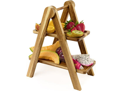 La Cuisine 2 Tier Serving Tray - Serving Trays