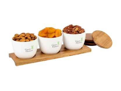 La Cuisine Appetizer Trio Tray - Serving Trays
