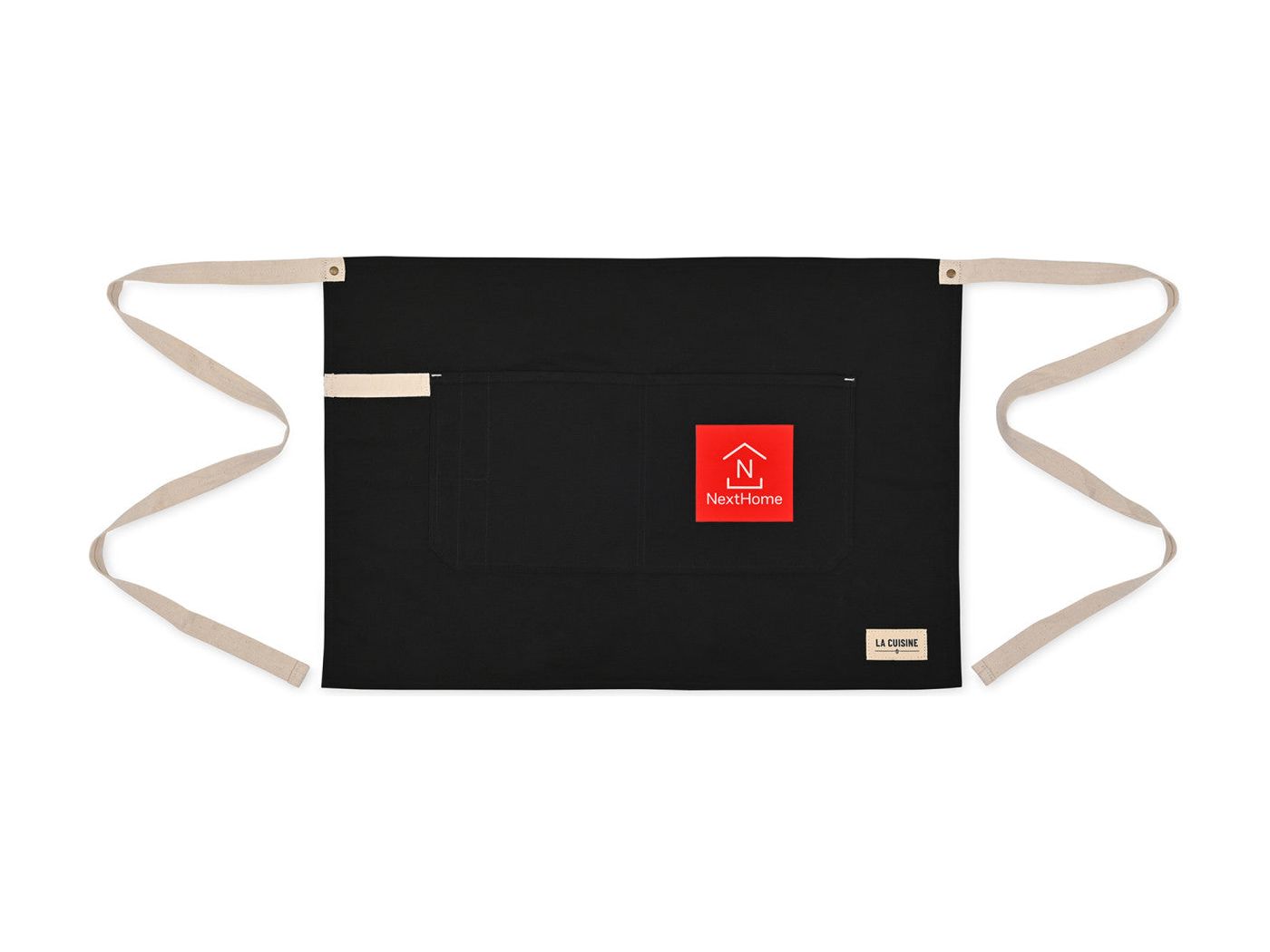 La Cuisine Bistro Apron - Black - Aprons