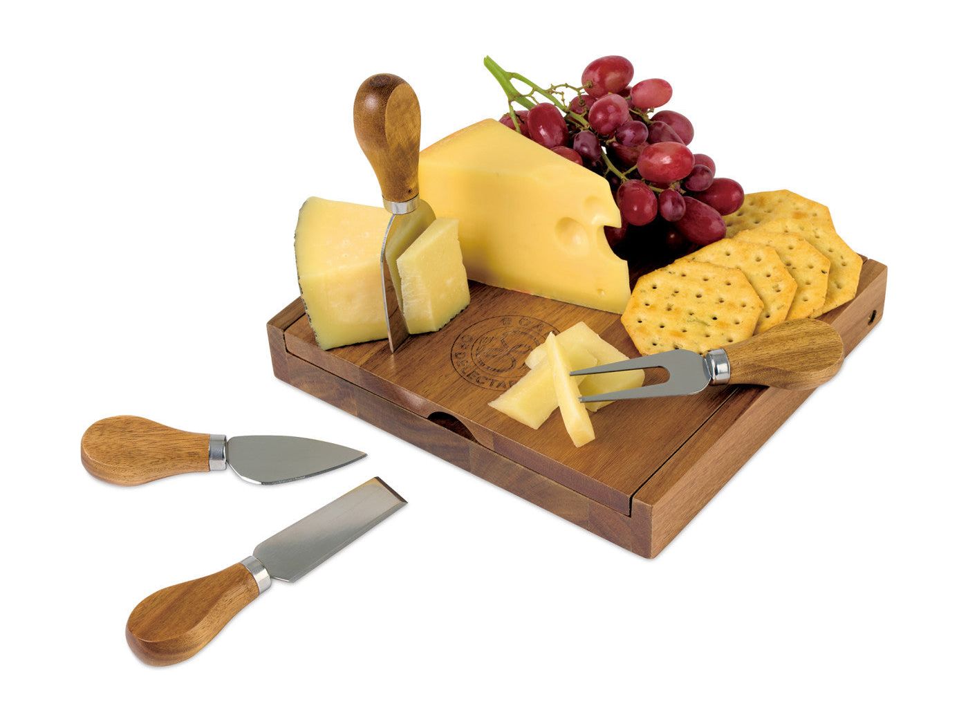 La Cuisine Cheese Board with Serving Set - Homewares