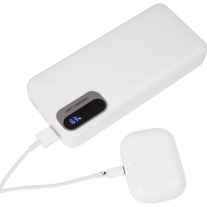 Laptop Power 20,000 mAh PD Power Bank with Integrated Cables - Wireless Power Banks - SwagWear