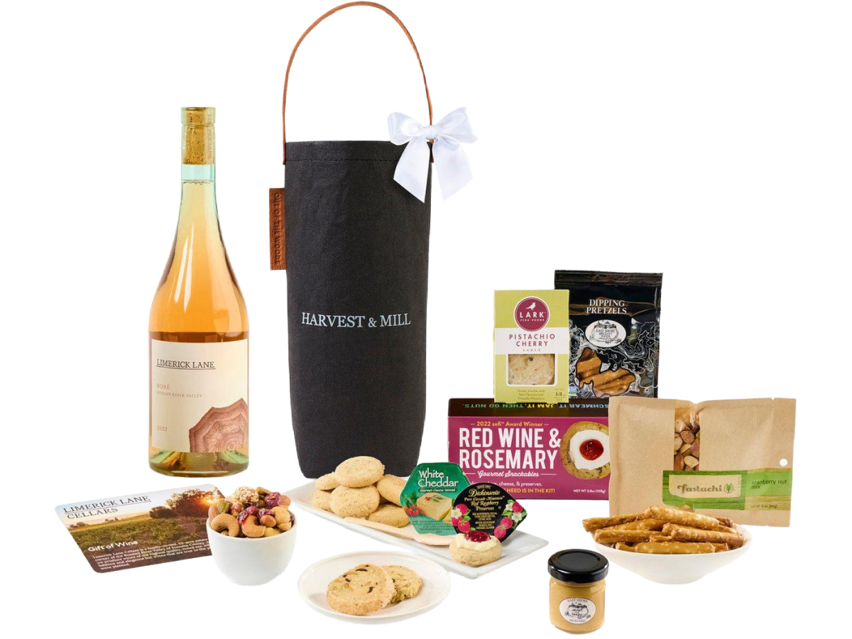 Limerick Lane Cellars Wine Enthusiast Tote & Gourmet Gift Set - Wine Gift Sets - SwagWear