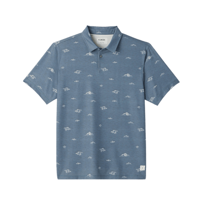 Linksoul Men's Drysdale Printed Polo - Button Down Shirts - SwagWear