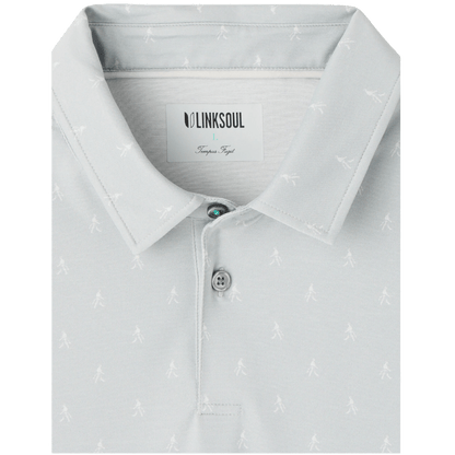 Linksoul Men's Drysdale Printed Polo - Button Down Shirts - SwagWear