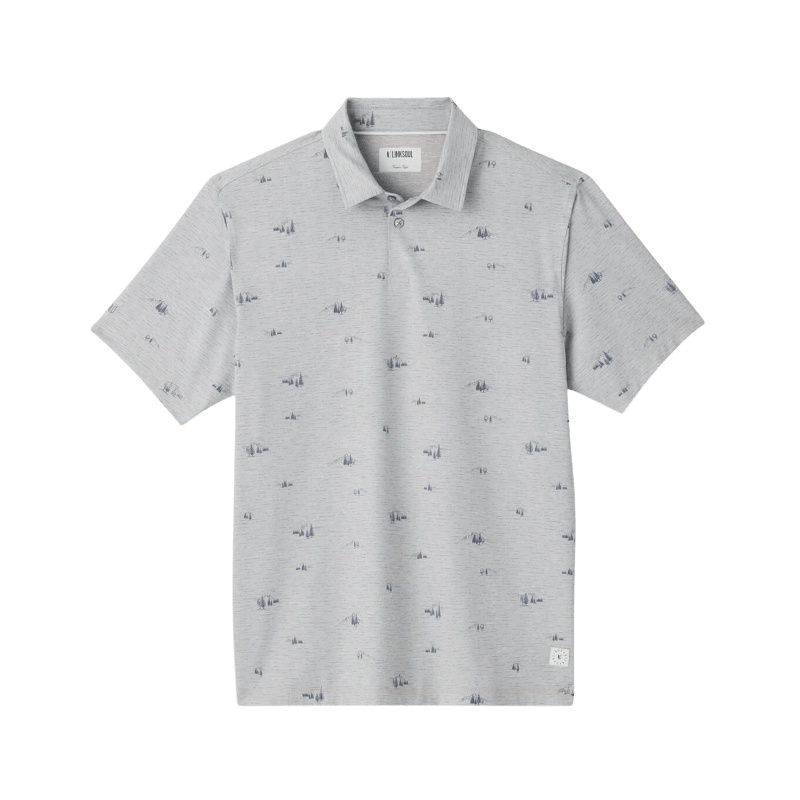Linksoul Men's Drysdale Printed Polo - Button Down Shirts - SwagWear