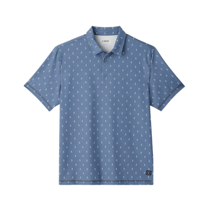 Linksoul Men's Drysdale Printed Polo - Button Down Shirts - SwagWear