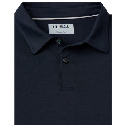 Linksoul Men's Sun Valley Long-Sleeve Polo