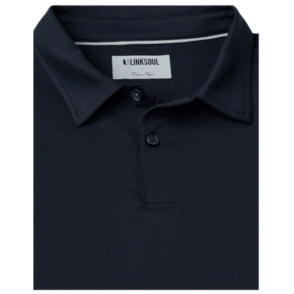Linksoul Men's Sun Valley Long-Sleeve Polo - Polos - SwagWear