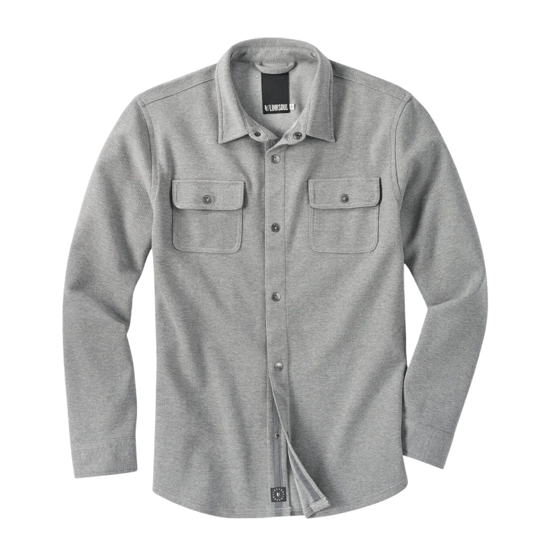 Linksoul Men's Wyeth Shirt Jacket - Button Down Shirts - SwagWear