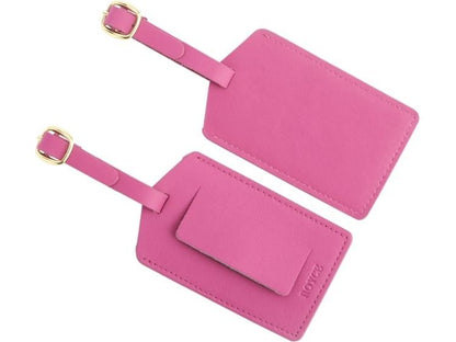 Luggage Tag with Privacy Flap - Wildberry - Luggage Tags