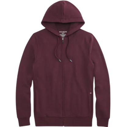 Mack Weldon ACE Full-Zip Hooded Sweatshirt - Purple Potion Heather / S - Full-Zip Hoodies