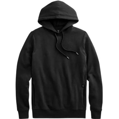 Mack Weldon ACE Pullover Hooded Sweatshirt - True Black / S - Hoodies