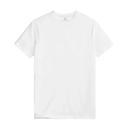 Mack Weldon SILVER Crew Neck T-Shirt - Bright White / S - T-Shirts