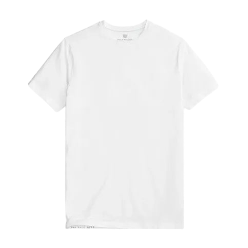 Mack Weldon SILVER Crew Neck T-Shirt - Bright White / S - T-Shirts