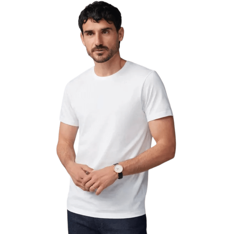 Mack Weldon SILVER Crew Neck T-Shirt - T-Shirts - SwagWear