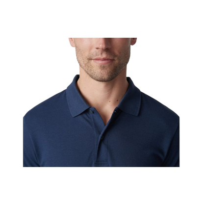 Mack Weldon Silver Pique Polo - Polos