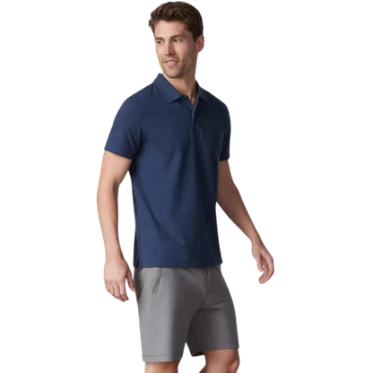 Mack Weldon Silver Pique Polo - Polos