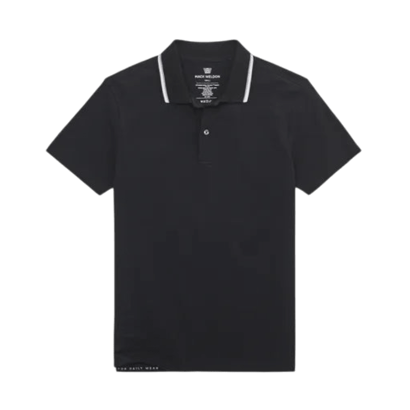 Mack Weldon Silver Pique Polo - Polos - SwagWear