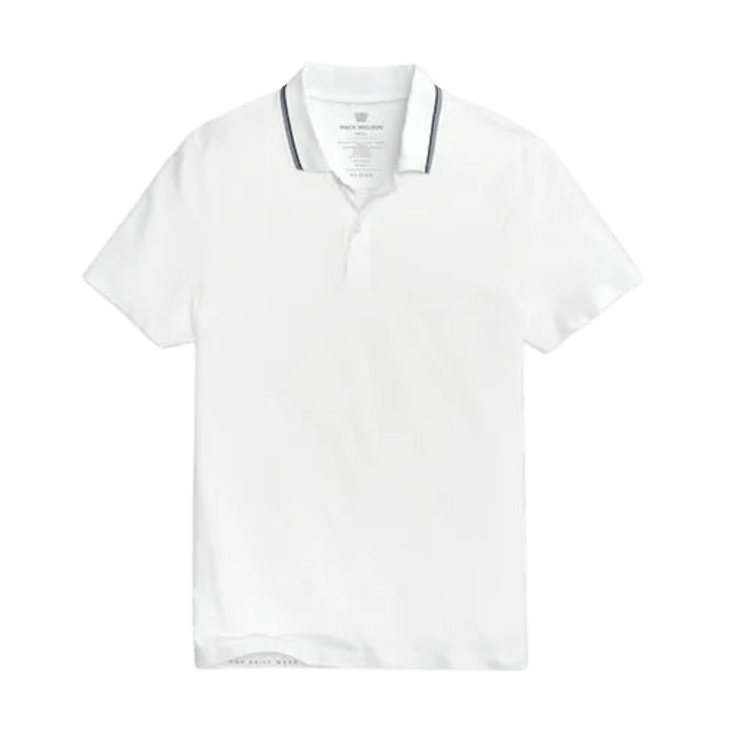 Mack Weldon Silver Pique Polo - Polos - SwagWear